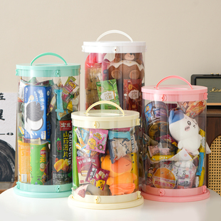 毛绒绒小玩偶零食大礼盒糖果盒新春礼物包装盒薯片礼盒高档礼品盒