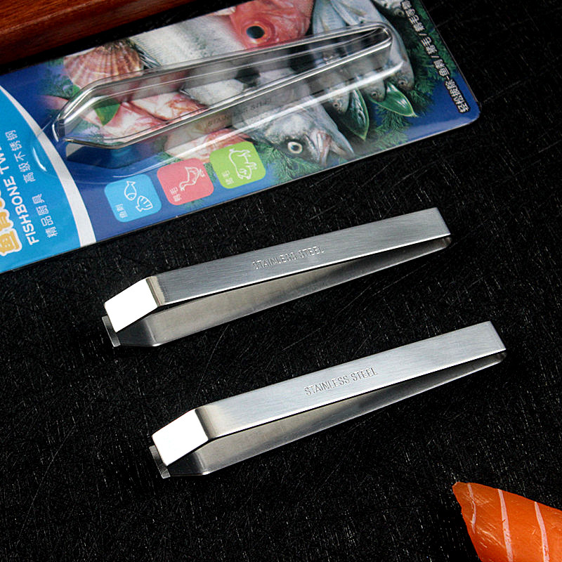 鱼骨夹厨用取毛取刺用具不锈钢