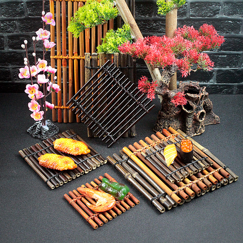 烤肉装饰竹帘竹排竹篱笆