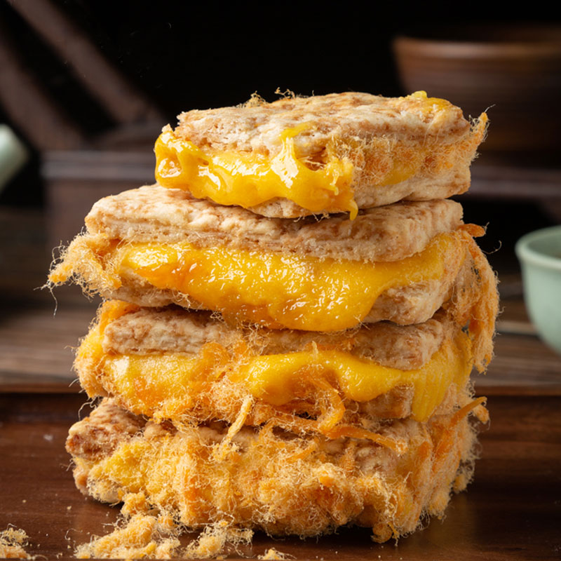 张大酥肉松蛋黄方块酥牛轧饼咸味休闲零食下午茶点心网红糕点饼干