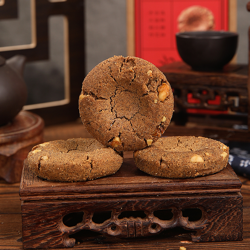 张大酥黄精元气酥传统中式糕点桃酥手工休闲食品核桃香酥饼特产盒