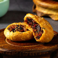 张大酥梅干菜小酥饼500g整箱金华特产传统老式烧饼小吃零食鲜肉饼