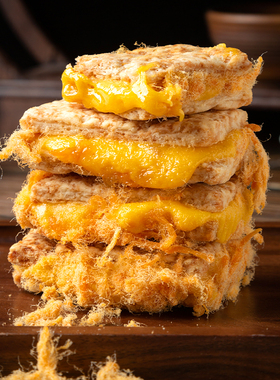 张大酥肉松蛋黄方块酥咸味饼干早餐解馋老式休闲零食金华特产小吃