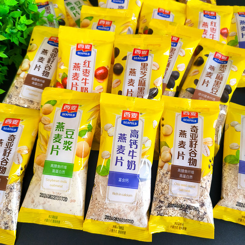 西麦燕麦片小包装即食代餐藕粉零