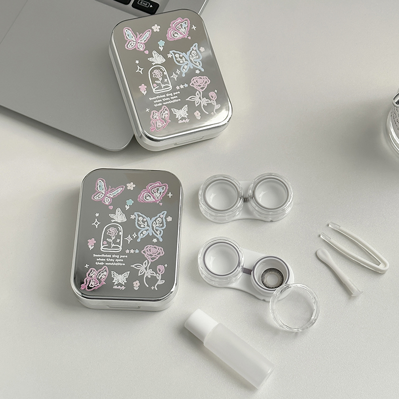 安瞳隐形眼镜盒2副装美瞳护理盒