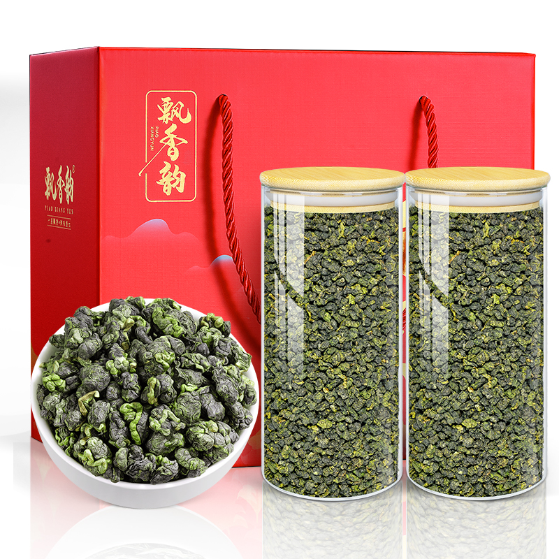 玻璃罐礼盒装-冻顶乌龙茶700g