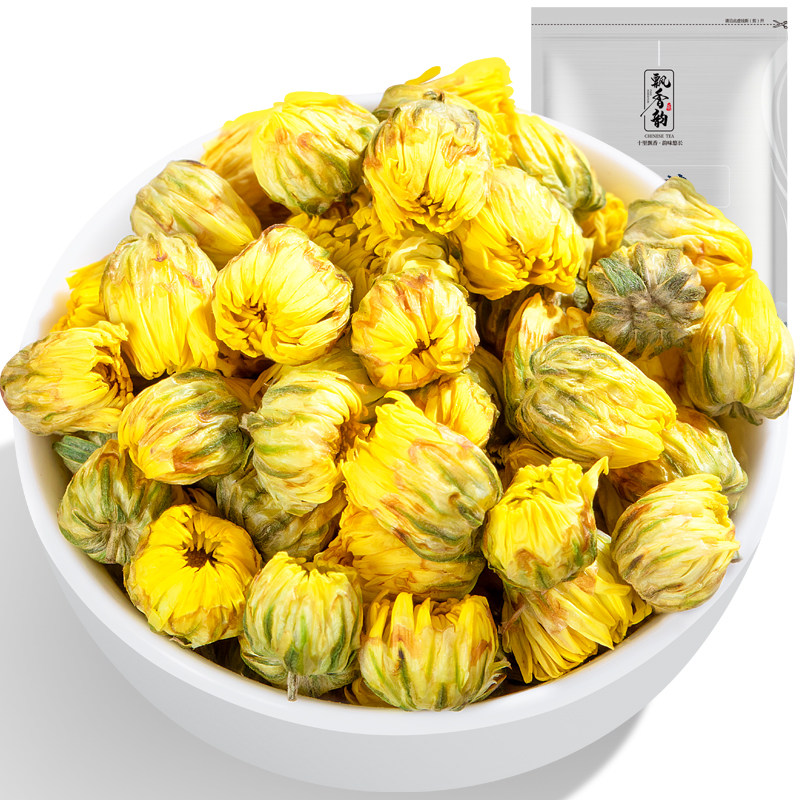 飘香韵 菊花茶 胎菊花茶 精选当季新花正品白菊泡茶泡水喝的250g