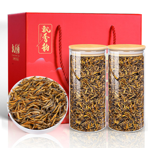 玻璃罐礼盒装-英红九号红茶300g