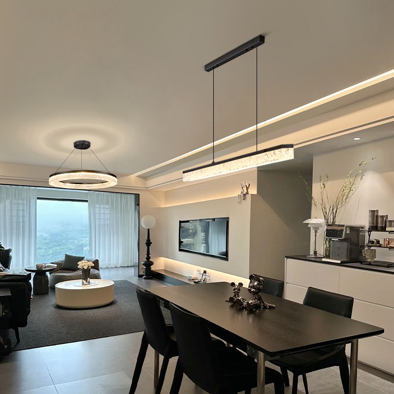 意式极简客厅吊灯现代简约主灯2025新款轻奢餐厅灯具全屋套餐组合