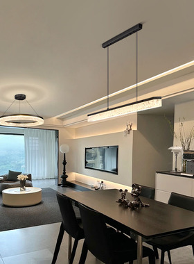 意式极简客厅吊灯现代简约主灯2025新款轻奢饭厅灯具全屋套餐组合