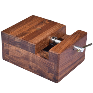 御书房刻章印床原木实木中国风刻床黑檀木红木印床文房四宝大号/篆刻床/红木印床/刻印章夹具/篆刻工具