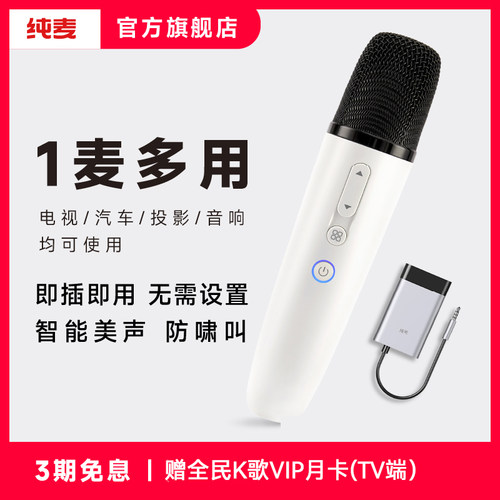 电视K歌麦克风智能美声