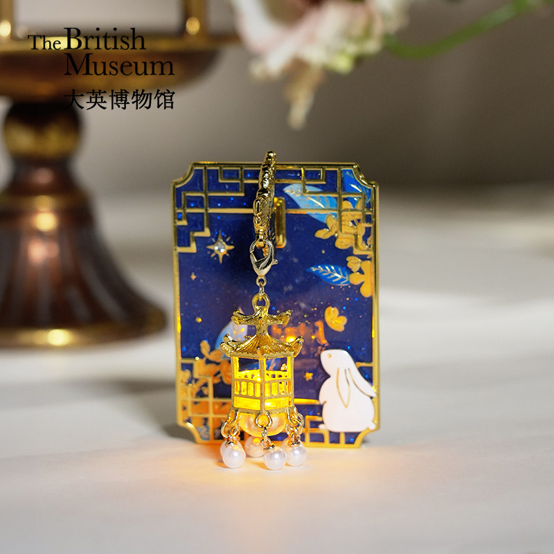 大英博物馆东方梦境系列金桂月阙兔子冰箱贴古风高级感中秋节礼物