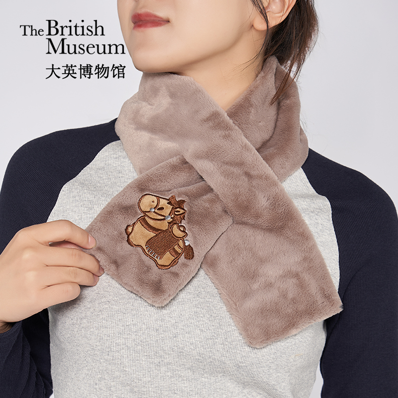 大英博物馆新年系列萌马围脖围巾