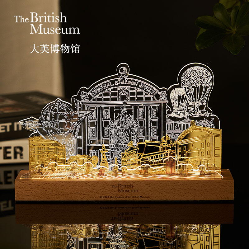 大英博物馆欧洲文化小夜灯摆件