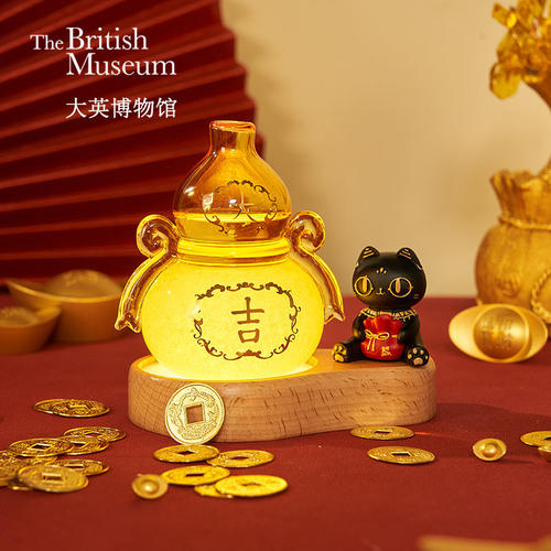 大英博物馆东方梦境葫芦瓶摆件