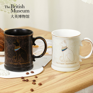 大英博物馆安德森猫情侣水杯子陶瓷杯