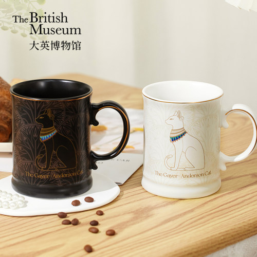 大英博物馆安德森猫情侣马克杯