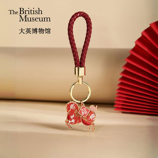大英博物馆新年系列马上有福骏马钥匙扣挂件包包挂饰马年新年礼物