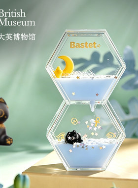 大英博物馆巴斯特流油沙漏摆件