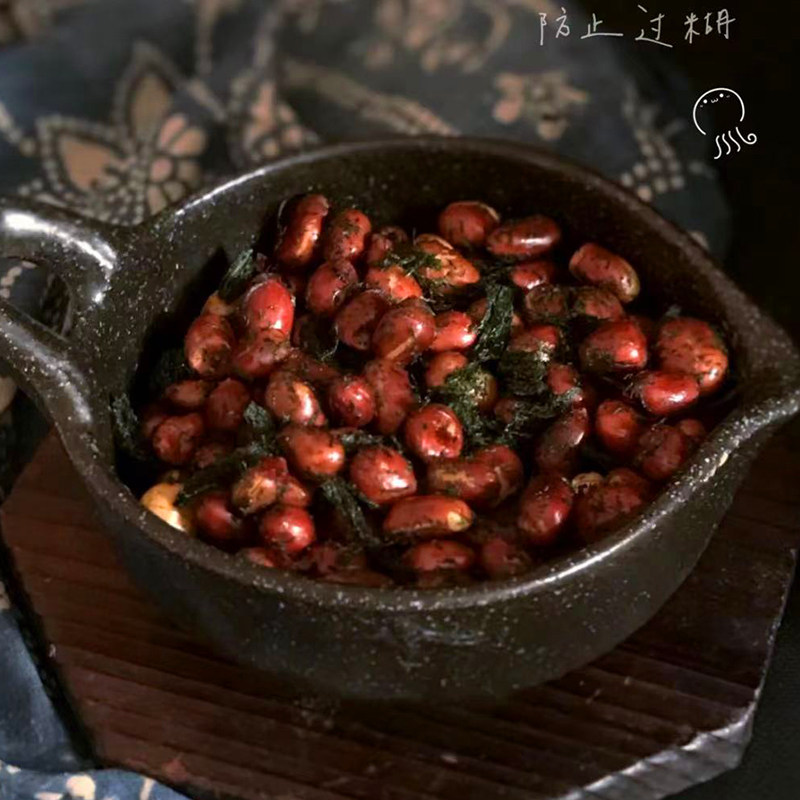 上海光明邨大酒家 苔条花生咸花生 盐花生下酒菜海苔花生米