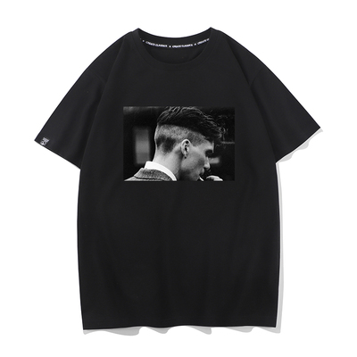 浴血黑帮周边谢尔比短袖T恤男家族希里安墨菲Peaky Blinders衣服