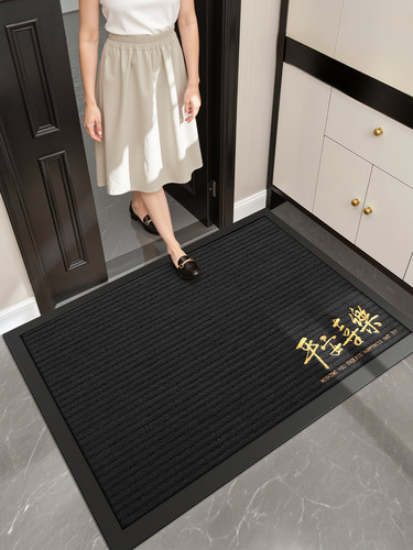 地垫入户门垫轻奢高级感耐脏除尘地毯免洗门口专用脚垫喜庆进门垫