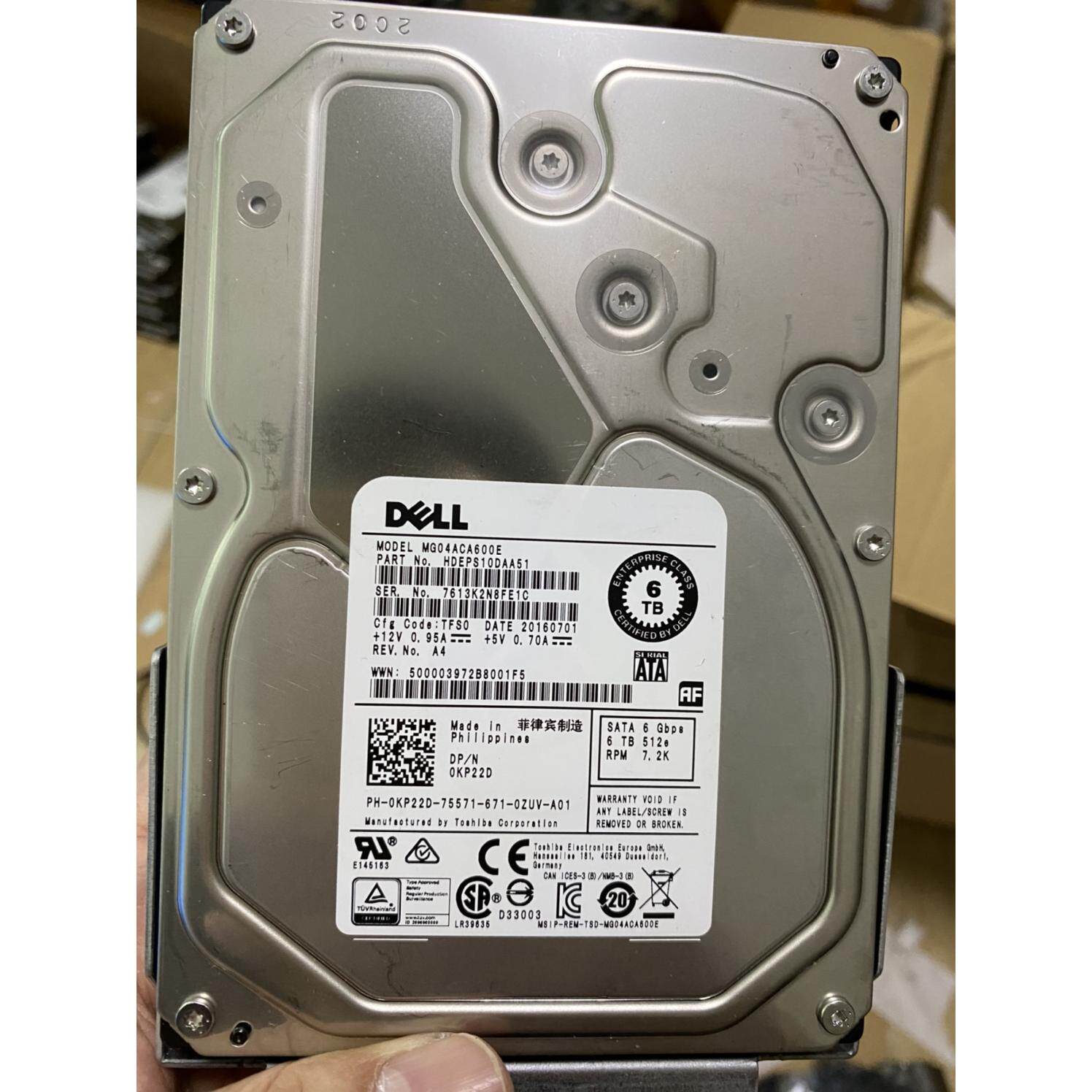 Dell 戴尔3.5寸SATA 6T硬盘MG04ACA600E 企业硬盘0KP22D