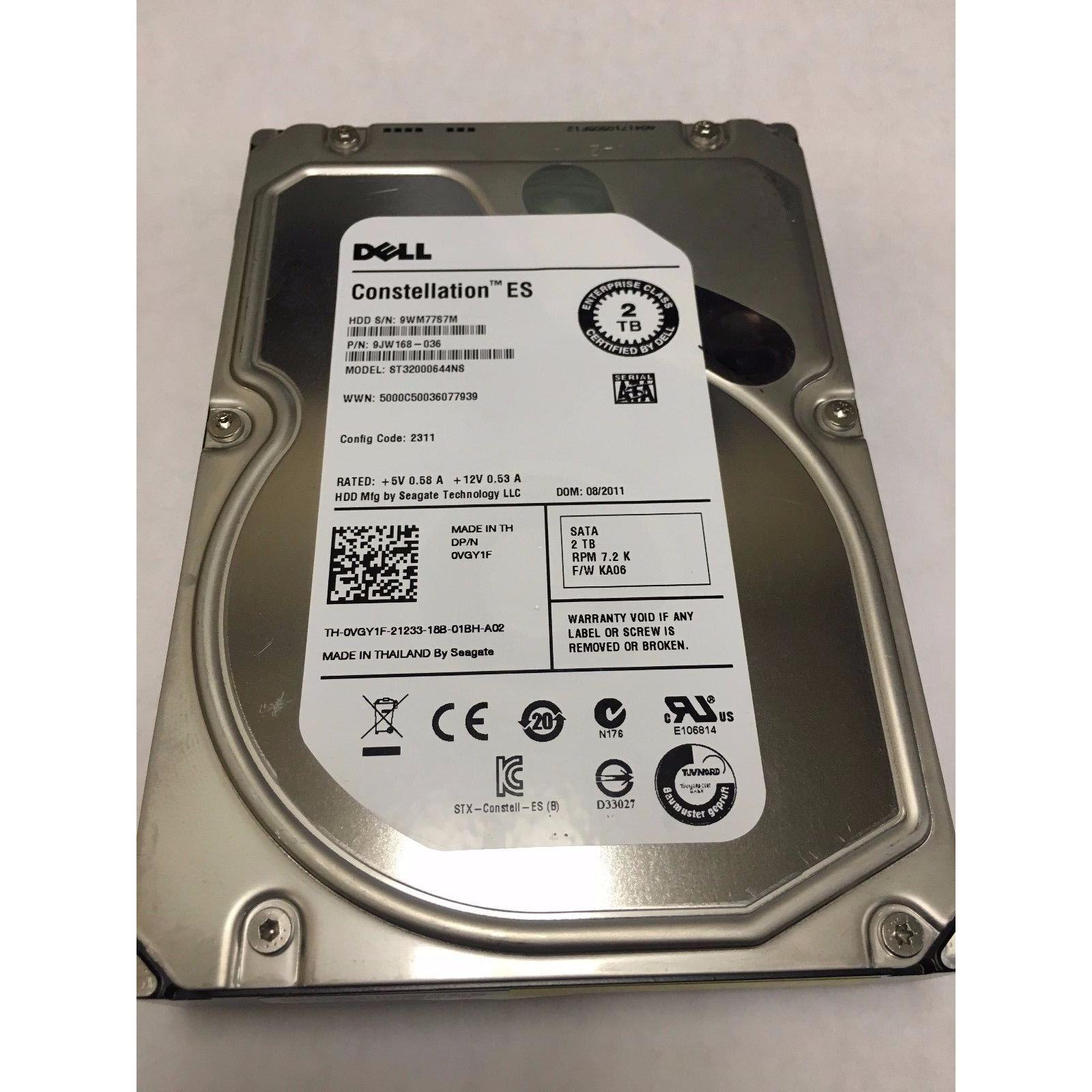 戴尔ST32000644NS 2TB SATA 3.5寸7.2K 硬盘MD1000 MD3000 MD3000