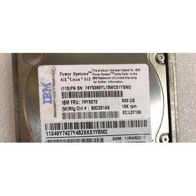 IBM P720 P740小型机硬盘 900G 10K SAS 2.5  74Y9272