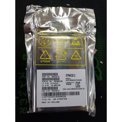 联想万全R525 03X3615 MBF2450RC 450G 2.5 10K SAS硬盘16-005185