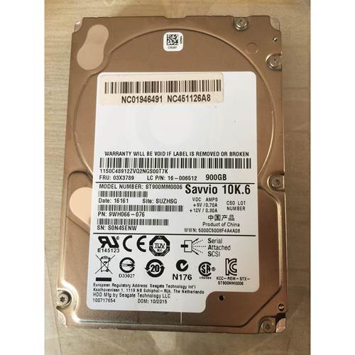 联想 RD640 RD540服务器硬盘 900G 10K 2.5 SAS 03x3789 03T7739