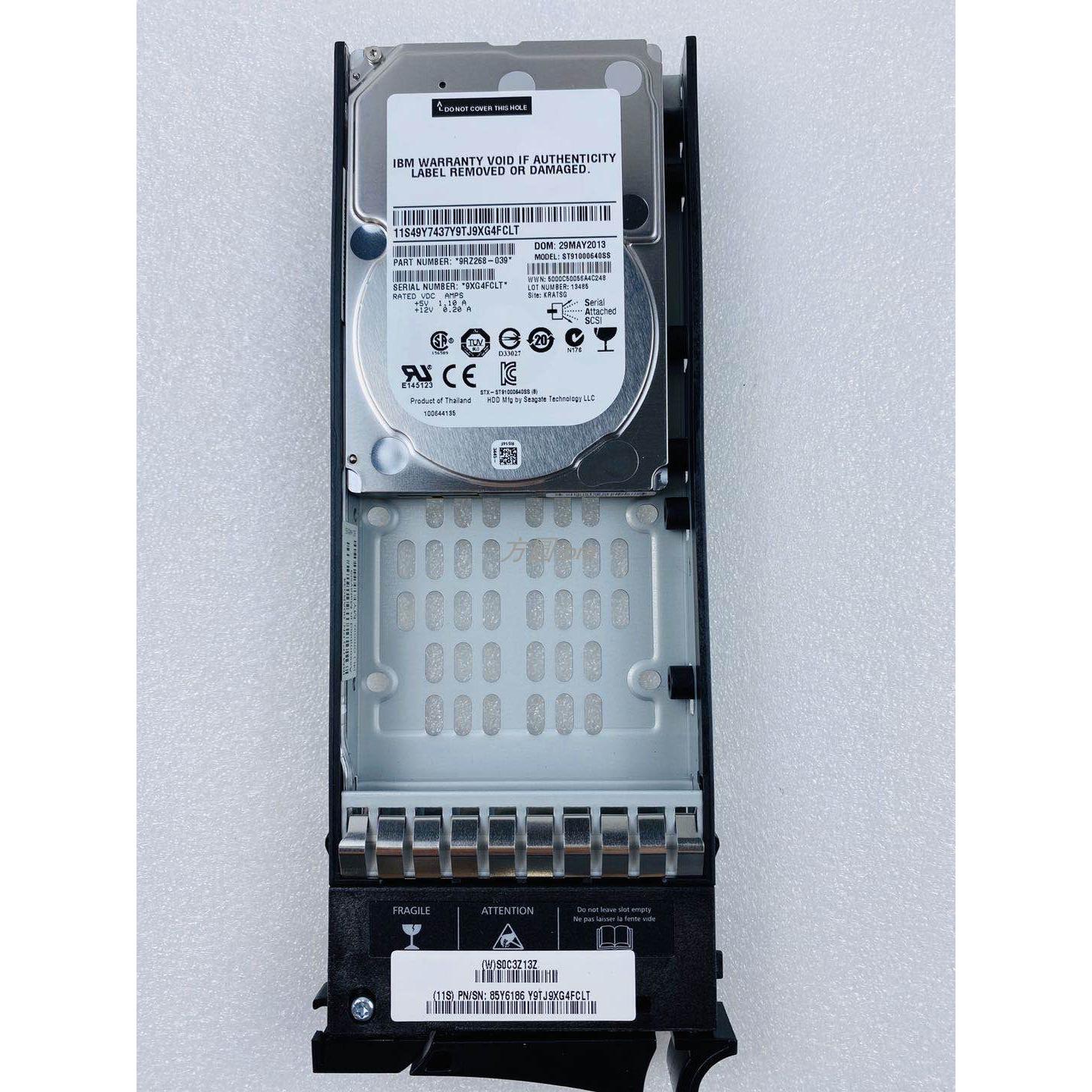 IBM V7000 85Y6186 00Y2511 1TB 7.2K SAS 2.5 6G 存储硬盘