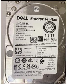 DELL SC420 SCv2021 06FV4P 6FV4P 1.8T 10K SAS 2.5存储硬盘
