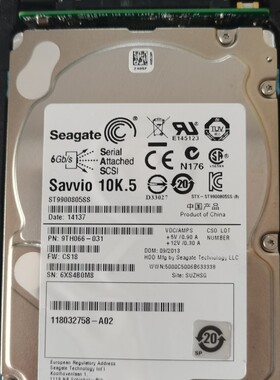 EMC VNX 900G 10K 2.5硬盘 005049295 HUC109090CSS600 005049295