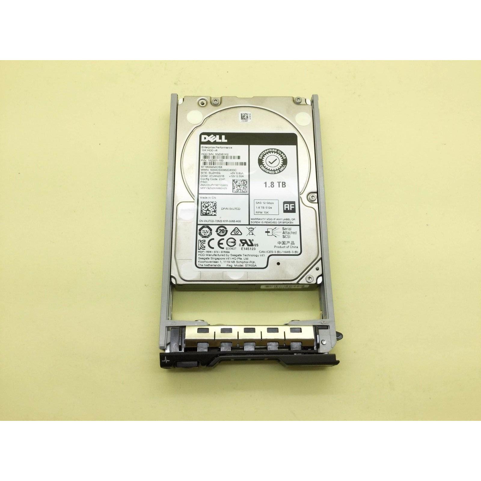 DELL ST1800MM0129 06FV4P 6FV4P 1XJ203-158 1.8T SAS康贝硬盘