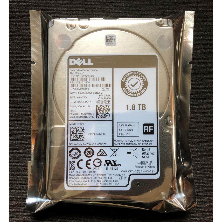 DELL R710 R720 R730 服务器硬盘1.8T SAS 10K 2.5