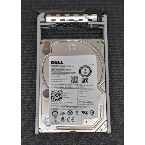 DELL ST2000NX0403 2T 2.5寸 SATA CK3MN 0CK3MN R730 R630 R420