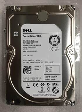 Dell/戴尔 0JMN63 3T ST33000650NS SATA 64M 企业级服务器硬盘