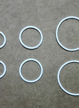 美优乐阀门胶圈聚四氟乙烯O型圈 四氟密封圈 压缩机开关白色O型