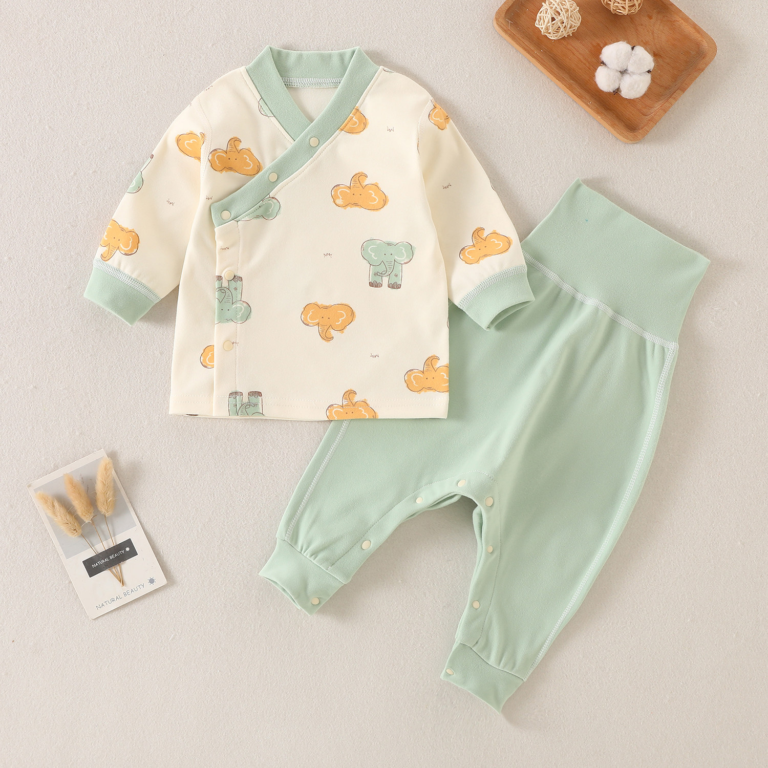 婴儿暖绒套装春秋护肚内衣高腰按扣裆秋衣秋裤宝宝打底衣服冬卡通,童装/婴儿装/亲子装,内衣套装,淘宝优惠券,粉丝福利购,淘宝优惠卷