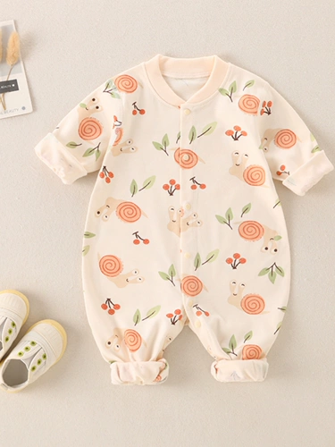 Детское хлопковое осеннее тонкое нижнее белье для новорожденных, детский лонгслив, боди