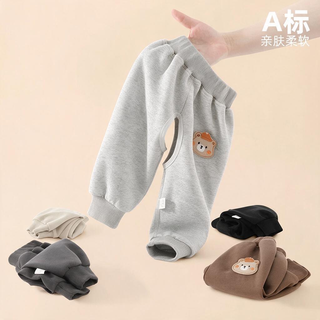 婴儿开裆裤叉叉裤戒尿裤图片