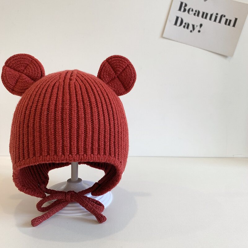 宝宝帽子秋冬季毛线帽红色过年护耳婴幼儿男针织帽加厚冬季新生儿,童装/婴儿装/亲子装,帽子,淘宝优惠券,粉丝福利购,淘宝优惠卷