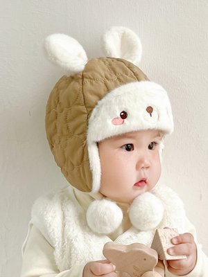 宝宝雷锋帽可爱萌婴幼儿保暖护耳