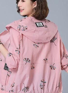 防晒衣女外穿夏季薄款2026新款防晒服女宽松大码透气短外套