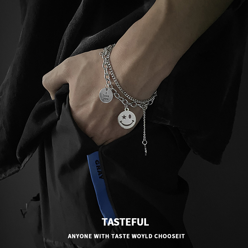 TASTEFUL情侣钛钢轻奢小众手链