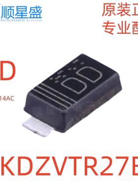 5个 丝印DD KDZVTR27B KDZV27B SOD-123FL 27V 原装 稳压二极管