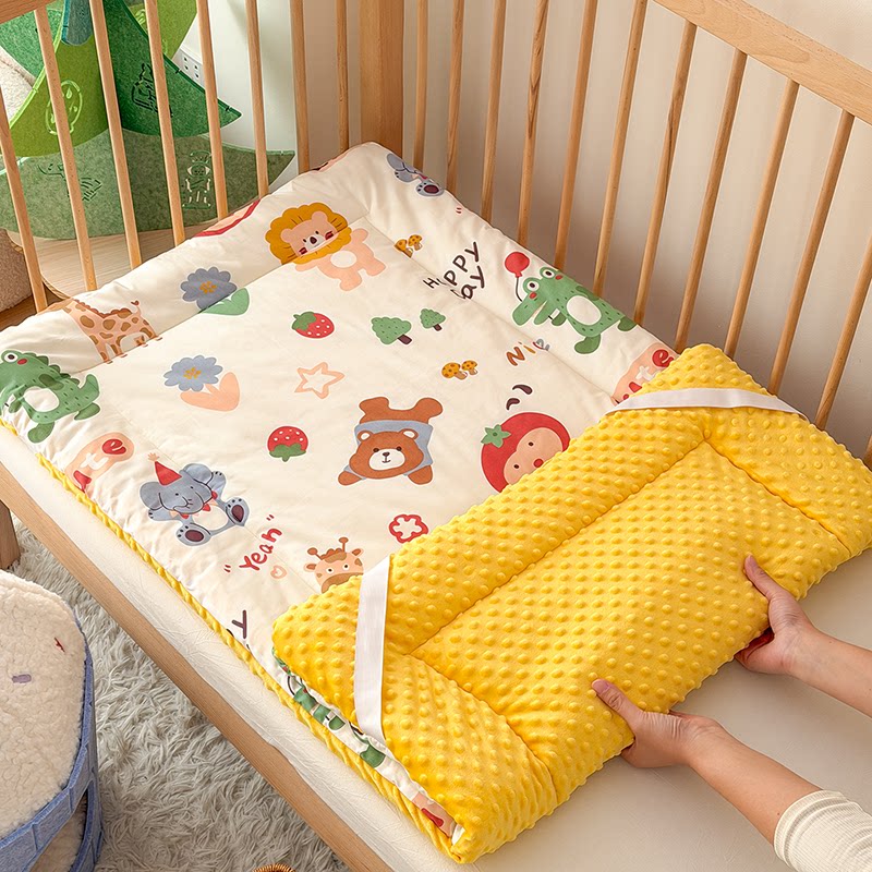 儿童床垫子全棉幼儿园专用软垫褥子防滑垫被褥铺底拼接床四季通用