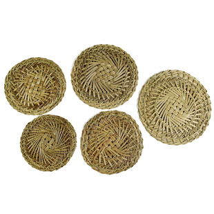 蒸天福手工编织草垫大小笼包子馒头蒸格笼屉布草垫子家用餐具屉布